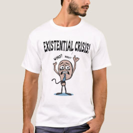 Camiseta Gramática Engraçada - Ponto de interrogação de cri