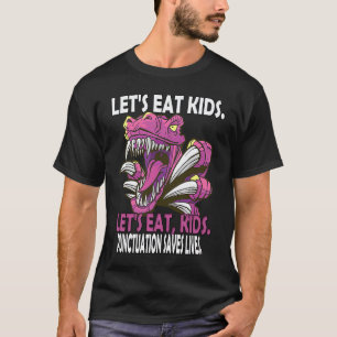 Camiseta Gramática Para Professores Crianças Raptor Vamos C