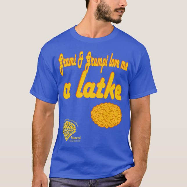 Camiseta Grami & Grumpi Love Me a Latke (Frente)
