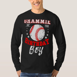 Camiseta Gramímio Do Baile De Beisebol Do Aniversário