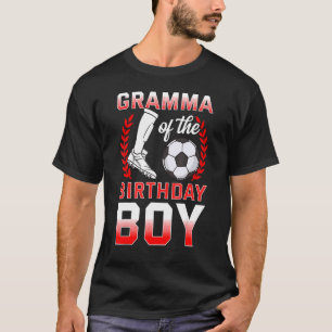 Camiseta Gramma Do Aniversário Do Jogador De Futebol Bday C
