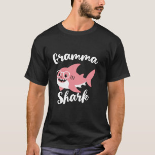 Camiseta Gramma Shark Madre Day Vovó Engraçado