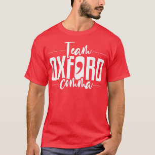 Camiseta Grammar Team Oxford Comma English 1