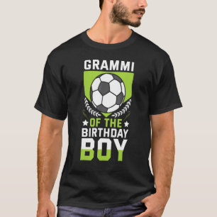 Camiseta Grammi Do Aniversário Do Jogador De Futebol