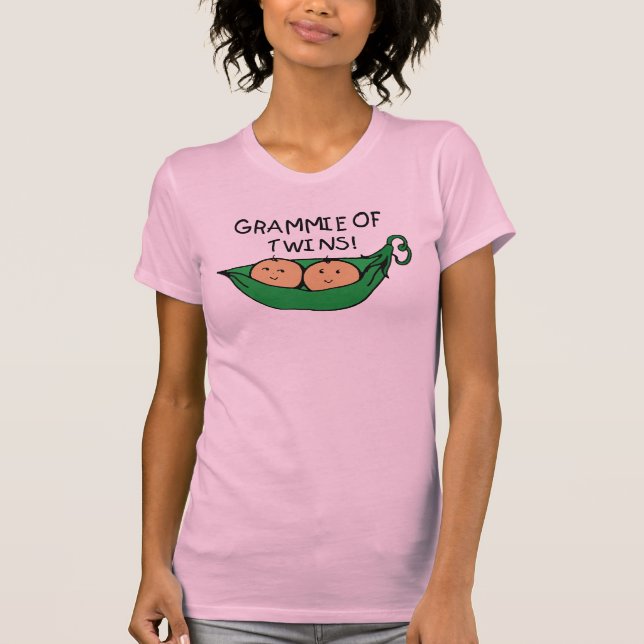 Camiseta Grammie do vagem dos gêmeos (Frente)