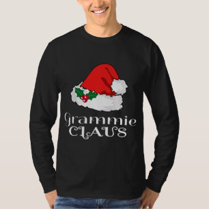 Camiseta Grammie Natal Claus Correspondendo Pajama Santa Ha