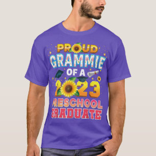 Camiseta Grammie Orgulhosa De Formando Pré-Escolar Da Class