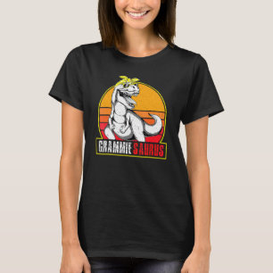 Camiseta Grammiesaurus Rex Dinosaur Grammiur Família Saurus