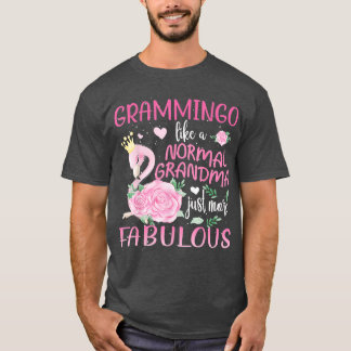 Camiseta Grammingo Como uma avó normal Flamingo