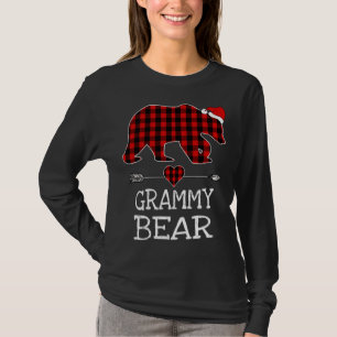 Camiseta Grammy Bear Buffalo Xadrez Papais noeis Seta Fa De