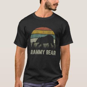 Camiseta Grammy Bear Vintage Retro Grandma Dia de as mães 