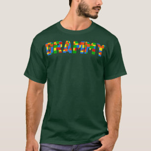 Camiseta Grammy Brick Builder Funny Blocks Master Builder