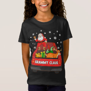 Camiseta Grammy Claus Red Truck Papais noeis Reindeer Elf C