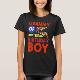 Camiseta Grammy Do Birthday Boy Lazer Tag Bday Party Ce