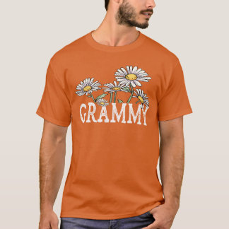 Camiseta Grammy Floral Chamomile Design Mothers Day Gifts G
