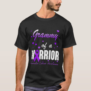 Camiseta Grammy of Câncer de pâncreas Warrior Ribbon Suppor
