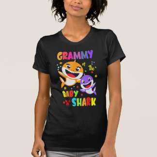 Camiseta Grammy Of The Baby Shark Birthday