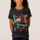 Camiseta Grammy Snowman Love Grammy Life Christmas Red Plai<br><div class="desc">Grammy Snowman Amor Grammy Life Xadrez Vermelha de Natal</div>