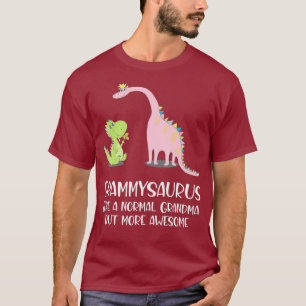 Camiseta Grammysaurus como uma avó normal, mas mais