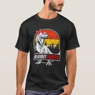 Camiseta Grammysaurus rex Dinossaur Grammy Saurus Madre