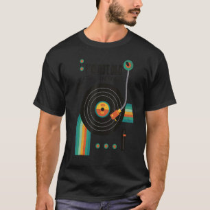 Camiseta Gramophone Vinyl Record Men And Women Aniversário