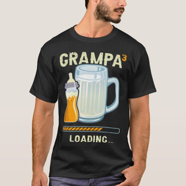 Camiseta Grampa to be Future Grampa 3rd grandchild (Frente)
