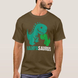 Camiseta Grampasaurus Fofo Dinossauro Fa da Família Vovô Do