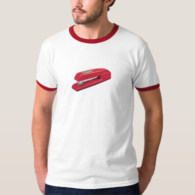Camiseta Grampeador vermelho (Frente)