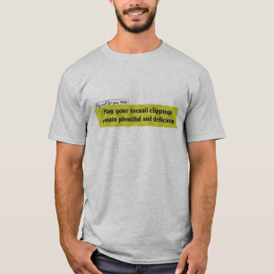 Camiseta grampeamentos do toenail