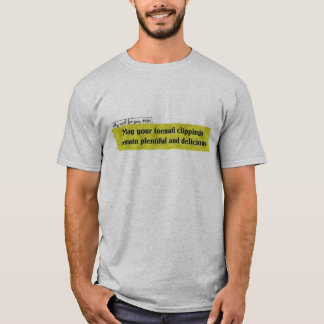 Camiseta grampeamentos do toenail