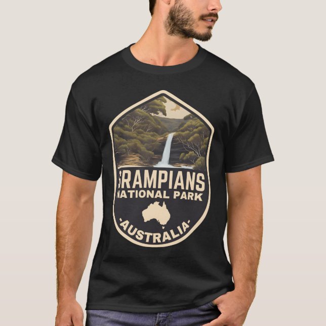Camiseta Grampianos � O Horizonte Sem Fim da Austrália (Frente)