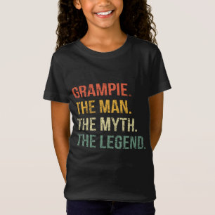 Camiseta Grampie Man Myth Legend Para Pai Pai