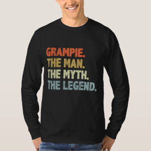 Camiseta Grampie The Man Myth Legend O presente do pai para