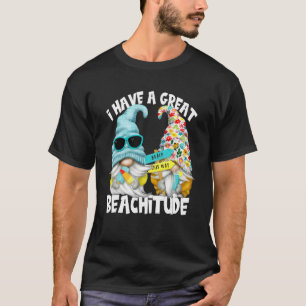 Camiseta Grampo Do Gnomo Da Praia Para Homens E Mulheres No