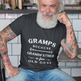 Camiseta Grampos | Avô é para Dia de os pais Cara antiga