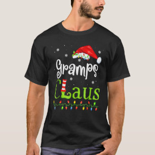 Camiseta Gramps Claus Natal Família Pajama Correspondendo X