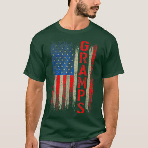 Camiseta Gramps Gift America Flag Gift For Men Dia de os pa