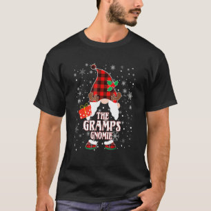 Camiseta Gramps Gnome Buffalo Plaid Matching Family Christm