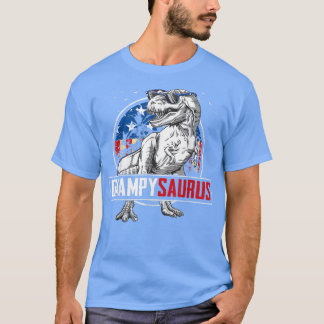 Camiseta Grampus saurus Dinosaur T Re-American Flag Family