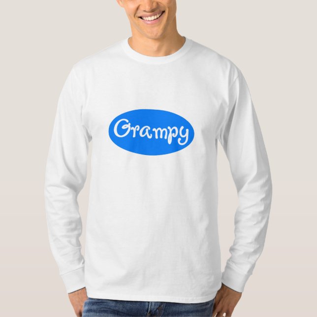 Camiseta Grampy Blue White (Frente)