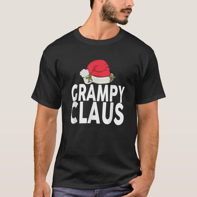 Camiseta Grampy Claus Christmas Family Group Matching Pajam (Frente)