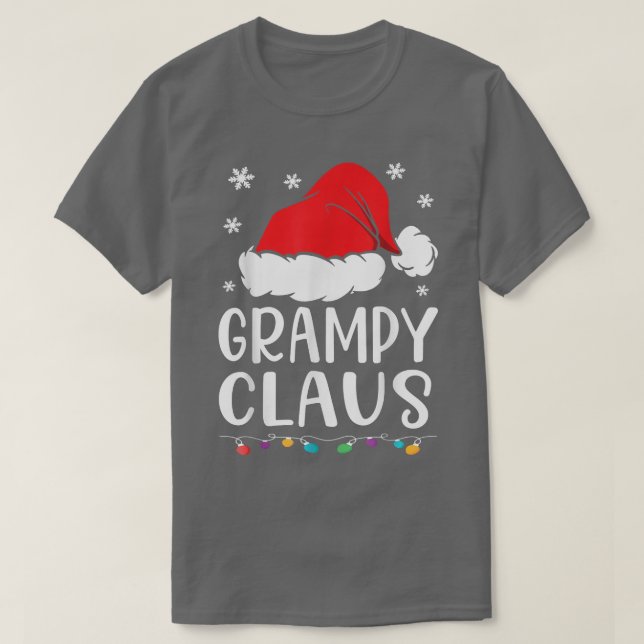 Camiseta Grampy Claus, Familiar de Grampy Claus Pajama (Frente do Design)