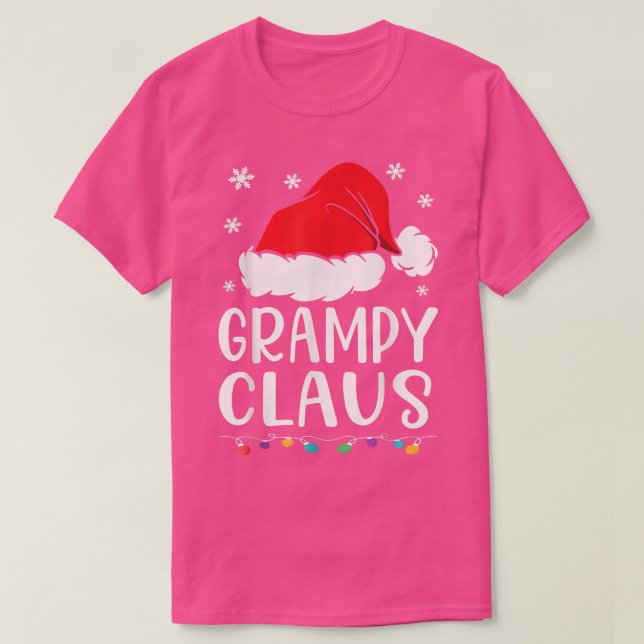 Camiseta Grampy Claus, Familiar de Grampy Claus Pajama (Frente do Design)