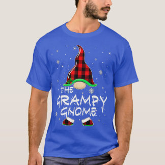 Camiseta Grampy Gnome Buffalo Plaid Matching Family Christm