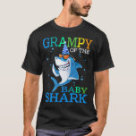 Camiseta GRAMPY OF Baby Shark Birthday Brother Shark Sh<br><div class="desc">Tubarão De Aniversário,  Tubarão De Aniversário,  Garoto De Aniversário,  Tubarão De Aniversário,  Tubarão De Corda Familiar,  Tubarão,  CINZA Do Tubarão De Bebê</div>