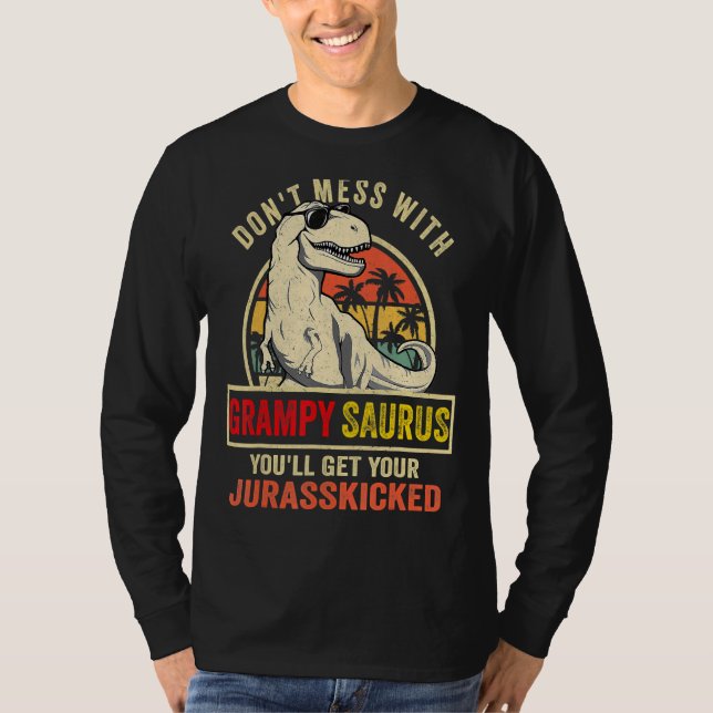 Camiseta Grampysaurus Rex Dinosaur Grampur Surus Mat (Frente)