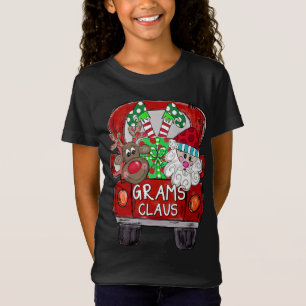 Camiseta Grams Claus Christmas - Reindeer e Papai Noel