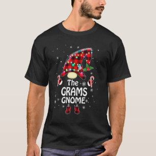 Camiseta Grams Gnome Xadrez de Búfalo Correspondente Famíli