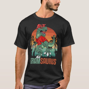 Camiseta Gramsaurus Rex Gram Saurus Dinossaur Avó Sungla