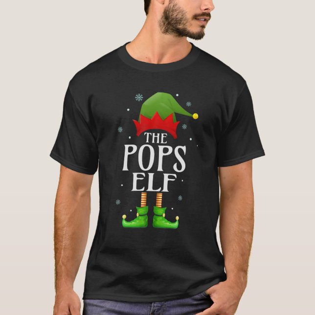 Camiseta Gran de Natal do Grupo Familiar de pop Elf Xmas Co (Frente)